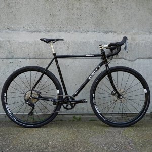 Classy Surly Midnight Special with Shimano GRX groupset and DR Swiss wheels